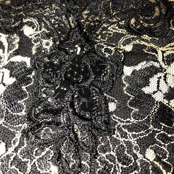 Vintage 1970s Black with Lace Nightgown - Picture 6 of 10